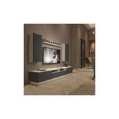 Decoraktiv Trendstyle 5220ds Beyaz Antrasit Mdf Tv Ünitesi Tv Sehpası