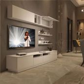 Decoraktiv Trendstyle 5220s Parlak Beyaz Mdf Tv Ünitesi Tv Sehpası