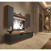 Decoraktiv Trendstyle 5ds Pera Antrasit Mdf Tv Ünitesi Tv Sehpası
