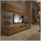 Decoraktiv Trendstyle 8y Mdf Naturel Pera Tv Ünitesi