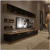 Decoraktiv Trendstyle 8y Mdf Pera Siyah Tv Ünitesi