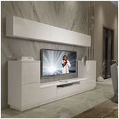 Decoraktiv Trendstyle 9s Mdf Parlak Beyaz Tv Ünitesi