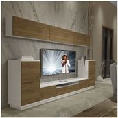 Decoraktiv Trendstyle 9s Mdf Pera Beyaz Tv Ünitesi
