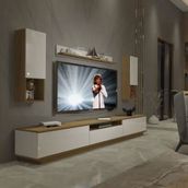 Decoraktiv Trendstyle Beyaz Pera 270das Mdf Tv Ünitesi Tv Sehpası