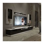 Decoraktiv Trendstyle Beyaz Siyah 270das Mdf Tv Ünitesi Tv Sehpası
