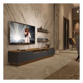 Decoraktiv Trendstyle Ceviz Antrasit 220rs Mdf Tv Ünitesi Tv Sehpası