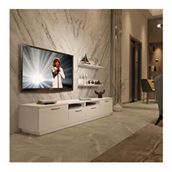 Decoraktiv Trendstyle Parlak Beyaz 220r Slm Tv Ünitesi Tv Sehpası