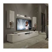 Decoraktiv Trendstyle Parlak Beyaz 270da Slm Tv Ünitesi Tv Sehpası
