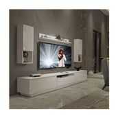 Decoraktiv Trendstyle Parlak Beyaz 270das Mdf Tv Ünitesi Tv Sehpası