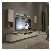 Decoraktiv Trendstyle Pera Beyaz 270da Mdf Tv Ünitesi Tv Sehpası