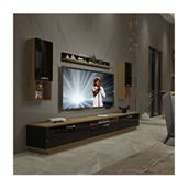 Decoraktiv Trendstyle Pera Siyah 270da Mdf Tv Ünitesi Tv Sehpası