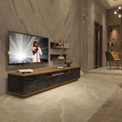Decoraktiv Trendstyle Pera Siyah 4s Mdf Tv Ünitesi Tv Sehpası