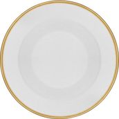 Decorium Dalia 24 Ayar Altın Yaldızlı 22 cm Cam Tabak 9-01080012 - Gold