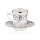Decorium M00705 Monochrome 12 Parça Kahve Fincan Takımı