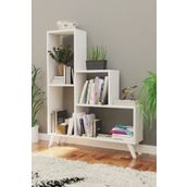 Decormet 030010080604040 Beyaz Nisa Kitaplık