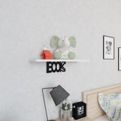 Decormet Book Beyaz Raf Seti