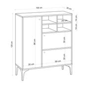 Decormet DEC-20055 Ewa Safir Meşe Konsol