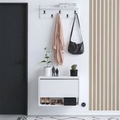 Decormet DEC0018 Press Beyaz Ayakkabılık
