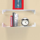 Decormet Parantez Beyaz Raf Seti
