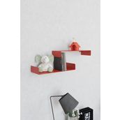 Decormet Parantez Kırmızı Raf Seti