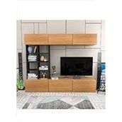 Decorotika Sasa Siyah Teak TV Ünitesi