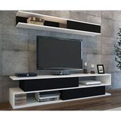 Decorotika Sims Beyaz-Siyah Tv Ünitesi