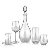 Decostyle Hisar Sürahili 61 Parça 12 Kişilik Paşabahçe Cam Bardak Seti