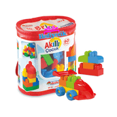 Dede 01022 Akıllı Çocuk 60 Parça Lego Seti