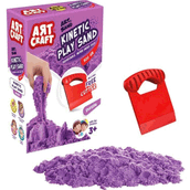 Dede 03689 Aksesuarlı Mor 500 gr Kinetik Oyun Kumu