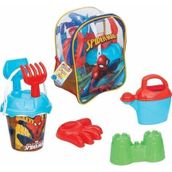 Dede Oyuncak Spiderman Resimli Sırt Çantalı Plaj Seti 03864