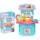 Dede Toys Frozen Karlar Ülkesi Şef Mutfak - Elsa Anna Oyuncak Mutfak Seti - Renkli