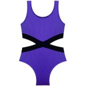 Deep Beach DB200568CM Mor Kız Çocuk Mayokini