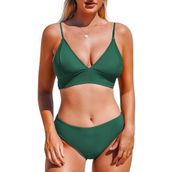 DEEP BEACH HAKİ KAPLI BİKİNİ TAKIM DB200051BT HAKİ 36