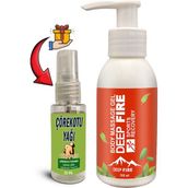 Deep Fire Body Massage Gel - Deepfire Vücut Masaj Jeli 100 ml + Çörek Otu Yağı 30 ml - 3lü