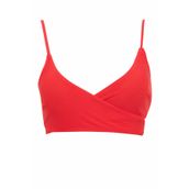 DeFacto B0387AX23HSRD197 Kırmızı Fall in Love Regular Fit Bikini Üstü