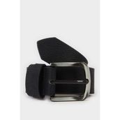 DeFacto Erkek Dikdörtgen Toka Suni Deri Günlük Kemer F6807AXNS - Siyah-BK27 - 100 cm