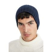 DeFacto Fitilli Basic Düz Örme Bere, Tek Ebat, TYCNT3Q5RN172726617872478, Lacivert, Erkek