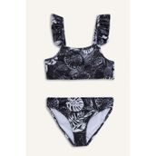Defacto Kız Çocuk Çiçekli Bikini Takımı E5223a825hswt34 Beyaz
