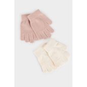 Defacto Kız Çocuk Triko 2li Eldiven C8147a825wnpn110 Pembe-pn110