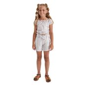 DeFacto X7431A622HSBE343 Kız Çocuk Regular Fit Kısa Kollu Bluz