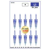 DEFOND Dr Pen A6-a10-a1-n2-m5-m7-e30-mym Uyumlu Iğneleri 10 Adet 1 Pin Orijinal Dermapen Iğne Kartuşu