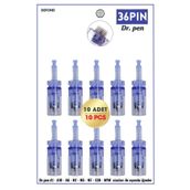 DEFOND Dr Pen A6-a10-a1-n2-m5-m7-e30-mym Uyumlu Iğneleri 10 Adet 36 Pin Orijinal Dermapen Iğne Kartuşu