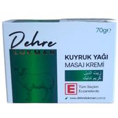 Dehre Lokman Kuyruk Yağı Masaj Kremi, Doğal Alabalık Yağı, Bel Boyun Kas Eklem Ağrı Giderici, Kokusuz, 70 Gram