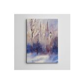 Dekolata Alacakaranlık ve Ağaçlar Mini 40x60 cm Kanvas Tablo
