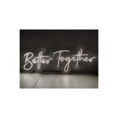 Dekoraven Better Together Neon Led Duvar Aydınlatması Söz Nişan Düğün Arka Plan Süsü