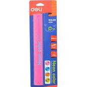 Deli 6206 Neon Renkler 18 cm Cetvel