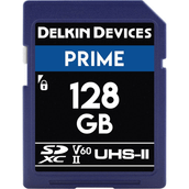 Delkin Devices 128 GB Prime UHS-II SDXC V60 Hafıza Kartı