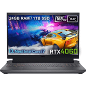 Dell G15 5530 G155530013U13 i7-13650HX 64GB RAM 1TB + 2TB SSD RTX 4060 FreeDOS 15.6 inç Oyun Bilgisayarı