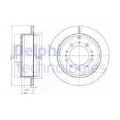 Delphi BG4275 Arka Toyota Fren Diski