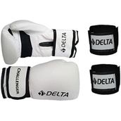 Delta Challenger Beyaz Dura-Strong Boks Eldiveni + Boks El Bandajı Seti